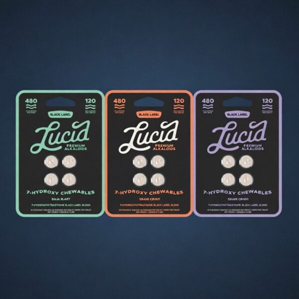 Lucid Black Label 7-Hydroxy Chewable 120mg Lucid Black Label 7-Hydroxy Chewable 120mg